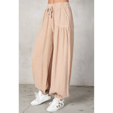 Aladdin Pants with Ruched Pockets