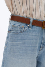 Mid Rise Denim Shorts in Light Blue