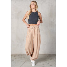 Aladdin Pants with Ruched Pockets
