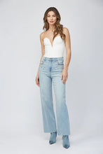 Logan High Rise Dad Jean in Light/Hot Fix with Studded Embellishments