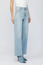 Logan High Rise Dad Jean in Light/Hot Fix with Studded Embellishments