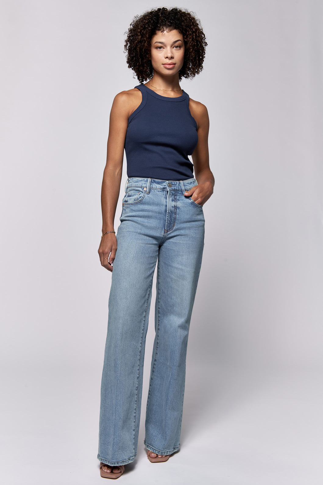 Mid-Rise Fiona Vintage Flow Jeans