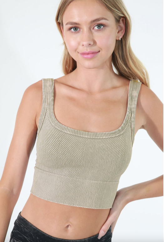 Vintage Sandshell Cheveron Top