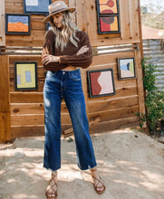 Super High Rise Slim Wide Leg Jeans