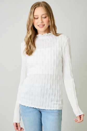 Lettuce Edge Knit Top