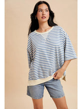 Striped French Terry Top