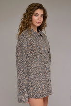 Cheetah Print Oversized Shacket