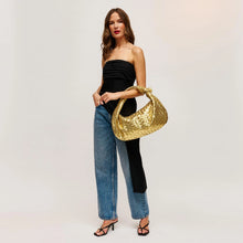 Dollie Woven Hobo in Gold or Silver