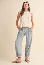 Striped Parachute Pants