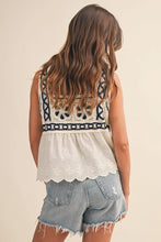 Crochet Eyelet Cami Sleeveless Top