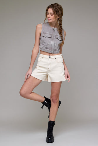 Ecru Carpenter A-Line Short