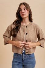 Half Sleeve Knit Cardigan