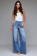 Medium Wash Clean Super Soft 33in Inseam Wide Leg