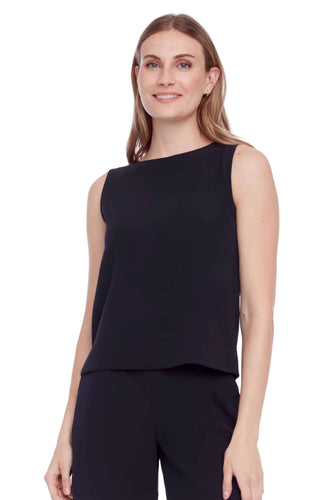 Giana Solid Vegan Silk Tank