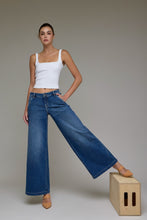 Dark Wash Stretch Nori 31in Inseam Super Wide Leg