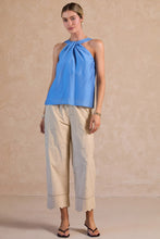 Twist Halter Neck Sleeveless Top