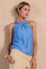 Twist Halter Neck Sleeveless Top