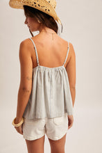 Ruffle Striped Cami