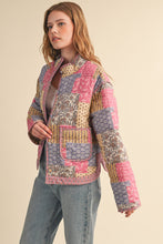 Multiprint Patchwork Quilted Jacket