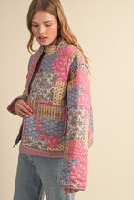 Multiprint Patchwork Quilted Jacket