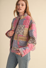 Multiprint Patchwork Quilted Jacket