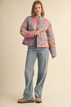 Multiprint Patchwork Quilted Jacket