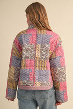 Multiprint Patchwork Quilted Jacket