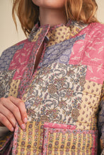 Multiprint Patchwork Quilted Jacket