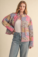 Multiprint Patchwork Quilted Jacket
