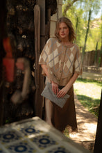 Argyle Button Down Cape Cardigan