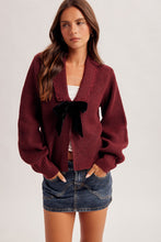 Velvet Ribbon Sweater Cardigan