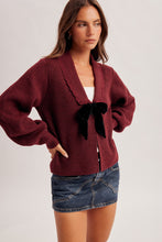 Velvet Ribbon Sweater Cardigan