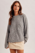 Ribbon Patched Cashmere Touch Sweater