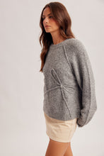 Ribbon Patched Cashmere Touch Sweater