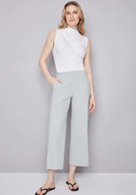 Pull On Wide Leg Blue Stripe Pant