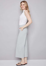 Pull On Wide Leg Blue Stripe Pant