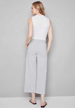 Pull On Wide Leg Blue Stripe Pant