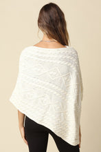 Margo Textured Knit Poncho Top