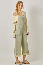 Washed Thermal Jumpsuit in Washed Sage