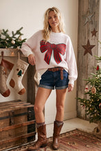 Oversized Bow Christmas Sweater