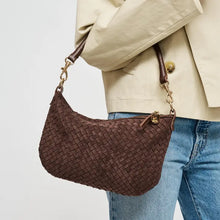 Jordan Textured Woven Hobo in Espresso
