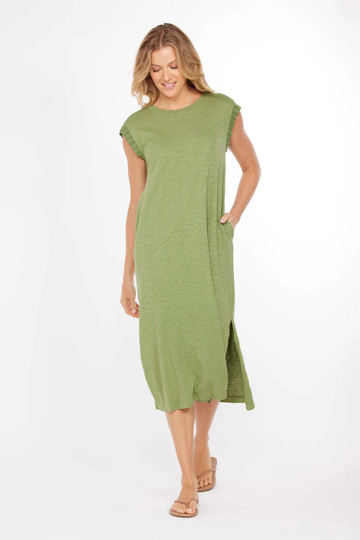 Cap Sleeve Column Dress