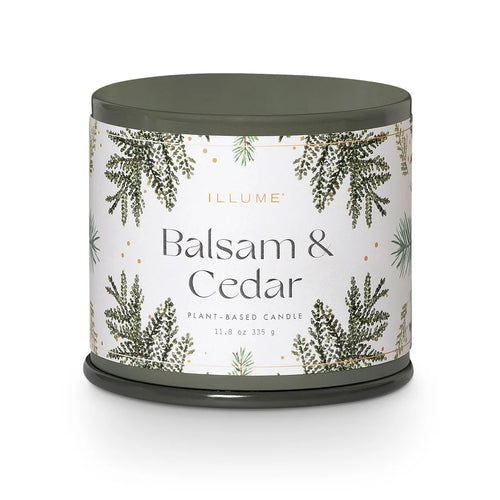 Balsam & Cedar Tin Candle