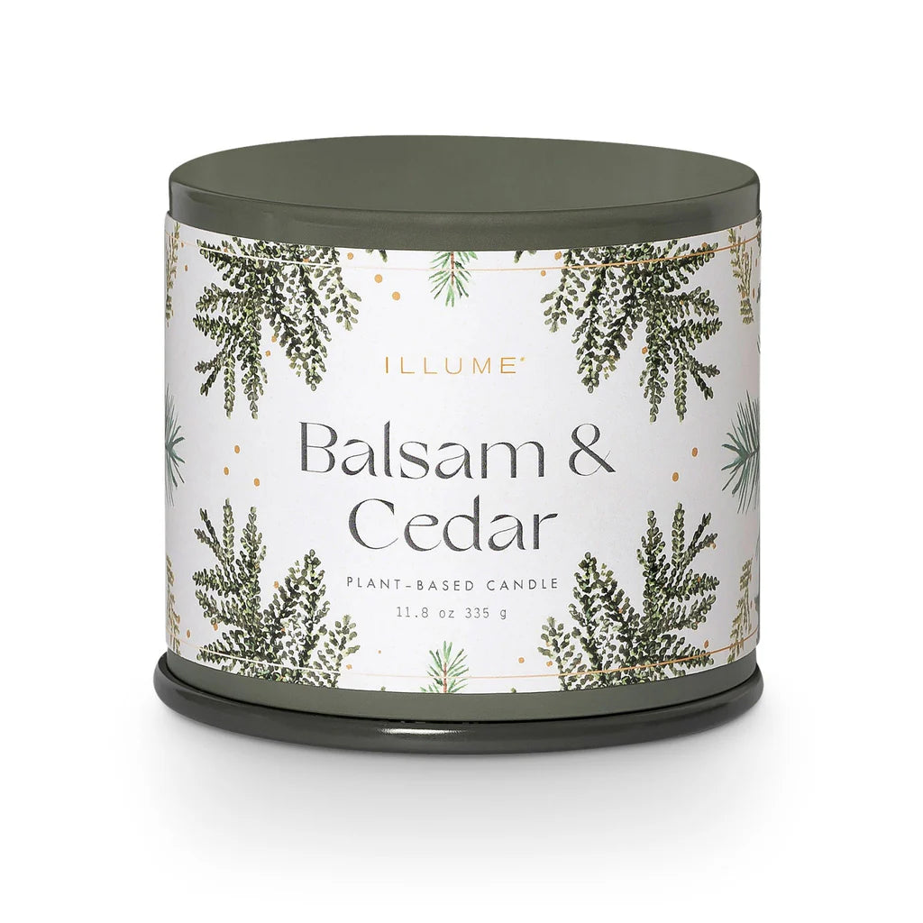 Balsam & Cedar Tin Candle