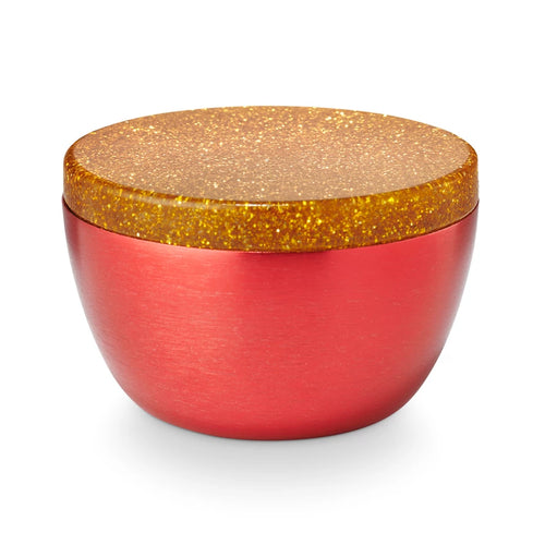 Mistletoe Kisses Sparkle Lidded Candle