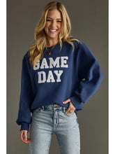 Blue and White Game Day Sweatshirt