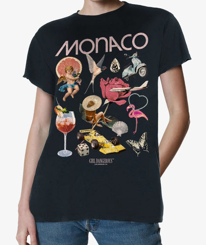 Monaco Collage Faded Vintage Tee