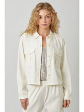 Cropped Baggy Jacket in Ivory