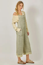 Washed Thermal Jumpsuit in Washed Sage