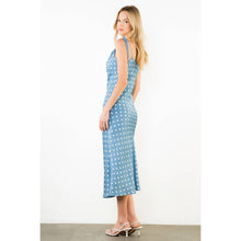 Tie Straps Polka Dot Midi Dress